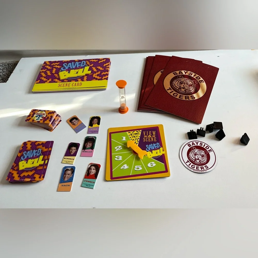 Pressman SAVED BY THE BELL Board Game Retro 90'S TV Series Pop Culture 2017